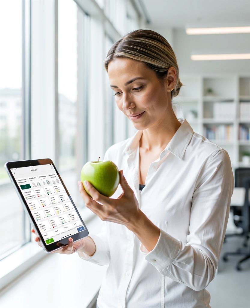 Ernährungsberater in Hannover bei der Arbeit